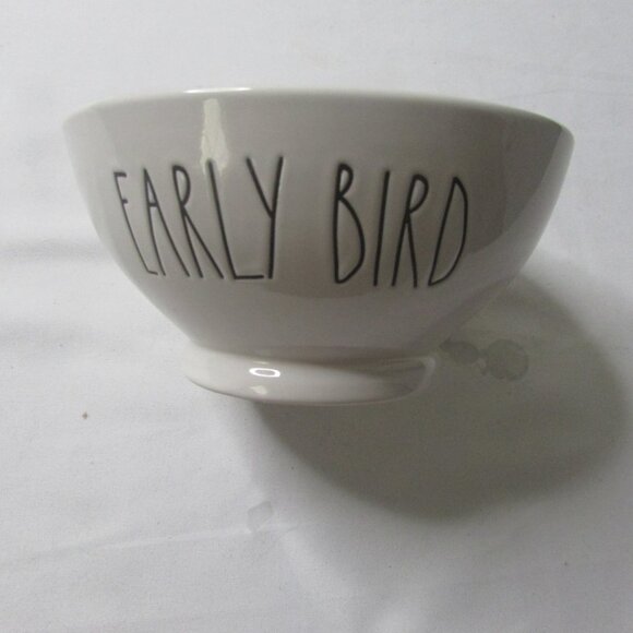 Rae Dunn Bowl Early Bird White Cereal Bowl - Picture 8 of 8